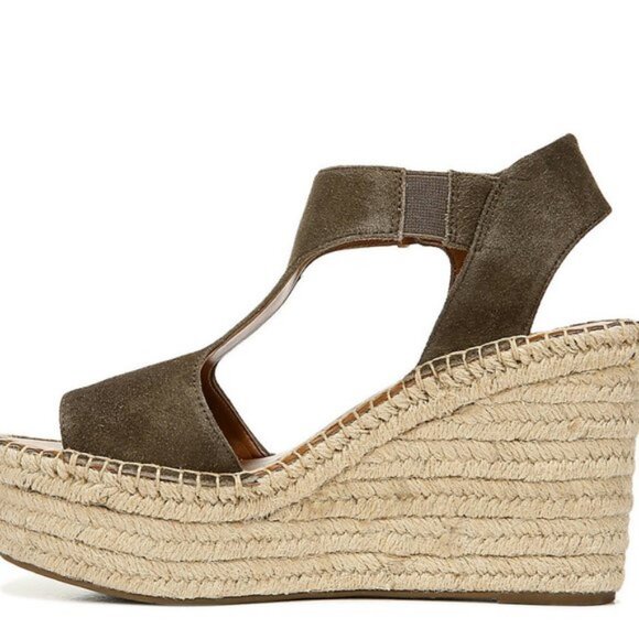 Franco Sarto Women's Treasure 2 Spadrille Sandals Olive Green Sizes 7.5 - 9 NWB - Picture 4 of 13